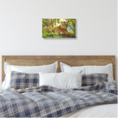 Tiger im Wald Leinwanddruck (Insitu (Schlafzimmer))