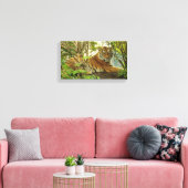 Tiger im Wald Leinwanddruck (Insitu (Wohnzimmer))