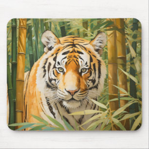 Tiger im Wald Mousepad