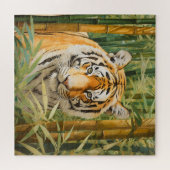 Tiger im Wald Puzzle (Horizontal)