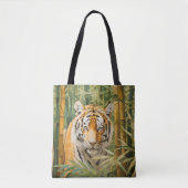 Tiger im Wald Tasche (Vorderseite)