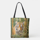 Tiger im Wald Tasche (Rückseite)