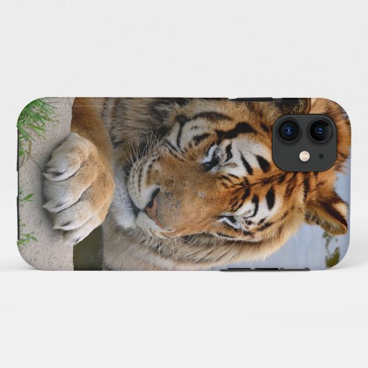 Tiger im Wasser Case-Mate iPhone Hülle (Rückseite (Horizontal))