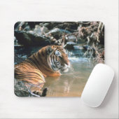 Tiger im Wasser Mousepad (Mit Mouse)