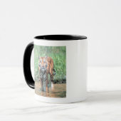 Tiger im Wasser Tasse (Vorderseite Links)