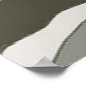 Tiger im Wasserfall Poster (Ecke)