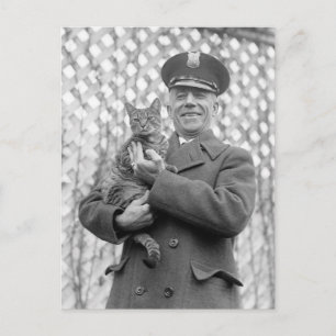 Tiger im Weißen Haus: 1924 Postkarte