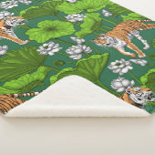 Tiger im weißen Lotusteich Sherpadecke (3/4)