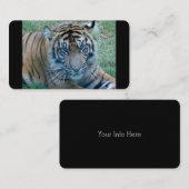 Tiger-Image-Visitenkarten Visitenkarte (Vorne/Hinten)