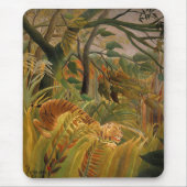 Tiger in a Tropical Storm by Henri Rousseau Mousepad (Vorne)