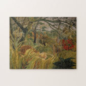 Tiger in a Tropical Storm, Henry Rosseau Puzzle (Horizontal)