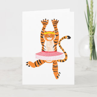 Tiger in a Tutu Karte