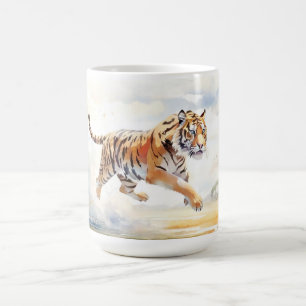 Tiger in Aktion 2 Kaffeetasse