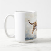 Tiger in Aktion 2 Kaffeetasse (Links)