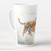 Tiger in Aktion 2 Milchtasse (Linke Ecke)