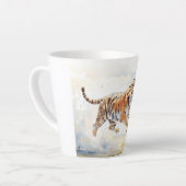 Tiger in Aktion 2 Milchtasse (Linke Ecke)