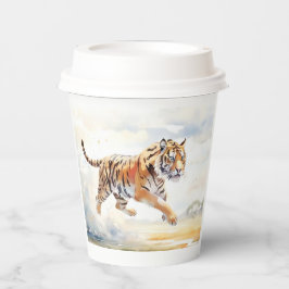 Tiger in Aktion 2 Pappbecher