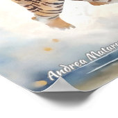 Tiger in Aktion 2 Poster (Ecke)