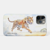 Tiger in Aktion 3 Case-Mate iPhone Hülle (Rückseite (Horizontal))