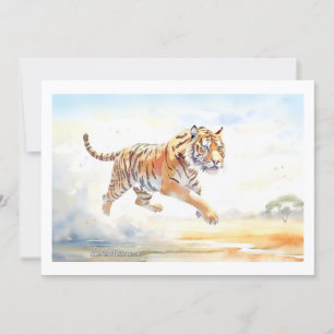 Tiger in Aktion 3 - Flachkarte