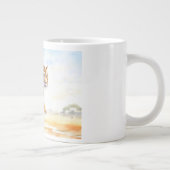 Tiger in Aktion 3 Jumbo-Tasse (Rechts)