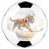 Tiger in Aktion Fußball (Vorderseite)
