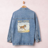 Tiger in Aktion - Wilder Geist Jeansjacke (Hangar)