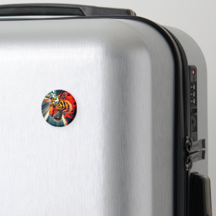 Tiger in Bewegung Magnet