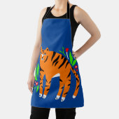 Tiger in Blume Schürze (InSitu)