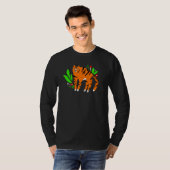 Tiger in Blume T-Shirt (Vorne ganz)