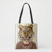 Tiger in der Abends-Abnutzung Tasche (Vorderseite)