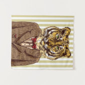 Tiger in der Abends-Abnutzung Wandteppich (Vorderseite (Horizontal))