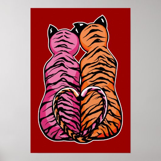 Tiger in der Liebe Poster (Vorne)