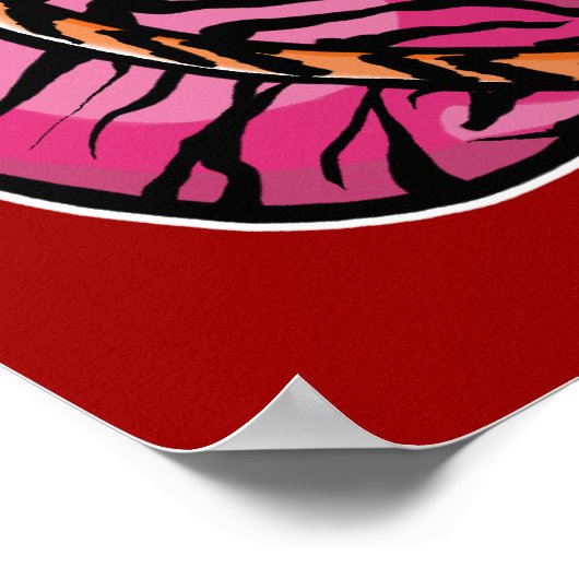 Tiger in der Liebe Poster (Ecke)