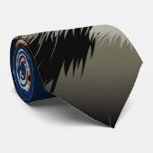 Tiger in der Nacht Krawatte (Gerollt)