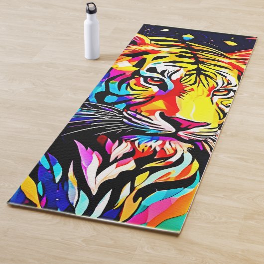 Tiger in einem Blumentraum Yogamatte (Beispiel)