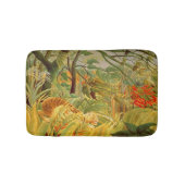 Tiger in einem tropischen Sturm 1891 Badematte (Vorderseite)