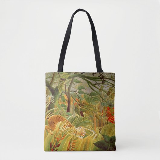 Tiger in einem tropischen Sturm 1891 Tasche (Vorderseite)
