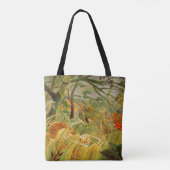 Tiger in einem tropischen Sturm 1891 Tasche (Rückseite)