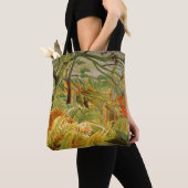 Tiger in einem tropischen Sturm 1891 Tasche (Von Nahem)