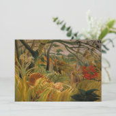 Tiger in einem tropischen Sturm | Henri Rousseau (Stehend Vorderseite)