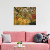 Tiger in einem tropischen Sturm | Henri Rousseau Leinwanddruck (Insitu (Wohnzimmer))