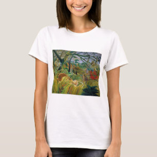 Tiger in einem tropischen Sturm, Rousseau T-Shirt