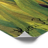 Tiger in einem tropischen Sturm (überrascht) Poster (Ecke)