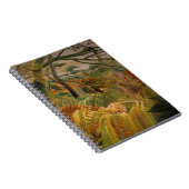 Tiger in einem tropischen Sturm von Henri Rousseau Notizblock (Rechte Seite)