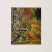 Tiger in einem tropischen Sturm von Henri Rousseau Puzzle (Vertikal)