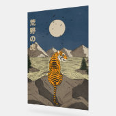 Tiger in freier Wildbahn Acrylschild (Winkel)