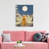 Tiger in freier Wildbahn Leinwanddruck (Insitu (Wohnzimmer))