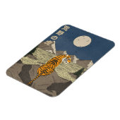 Tiger in freier Wildbahn Magnet (Linke Seite)