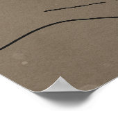 Tiger in freier Wildbahn Poster (Ecke)